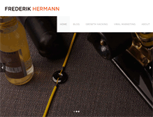 Tablet Screenshot of frederikhermann.com